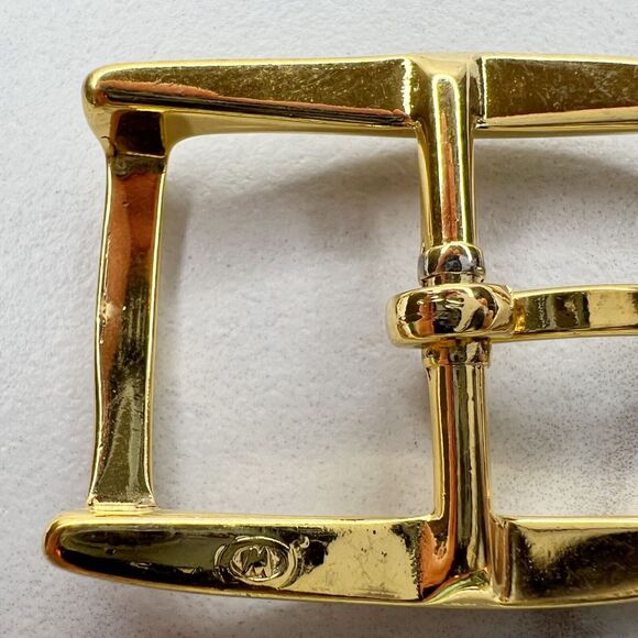 Vintage Gold Tone Simple Basic Belt Buckle for up to 1 Inch Belt - Picture 6 of 8